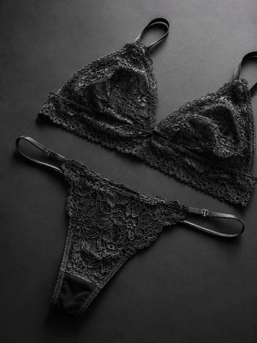 Noir lace — Evening confidence · quiet power