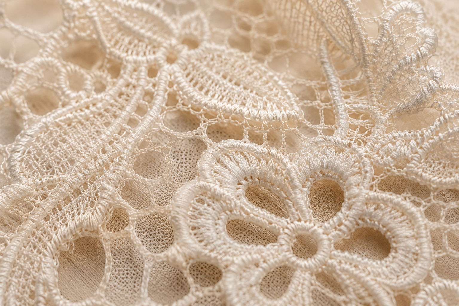 Lace macro texture detail