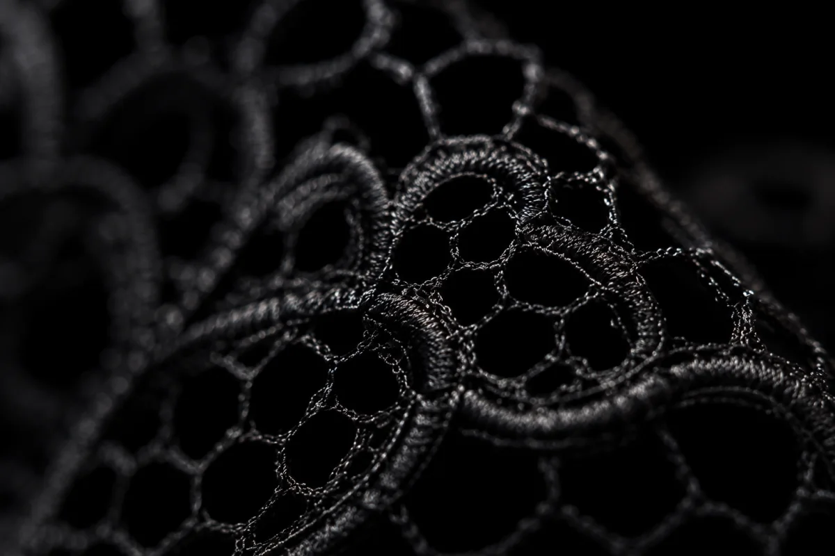 Lace texture macro