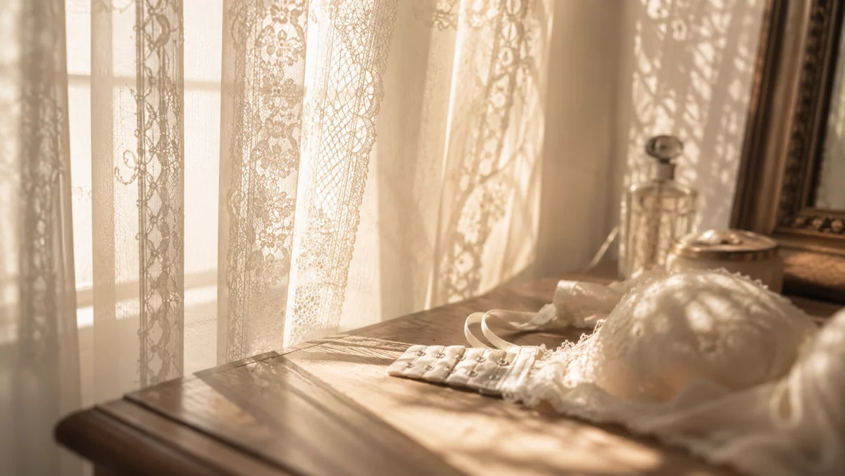 Editorial illustration of morning light and getting-ready space